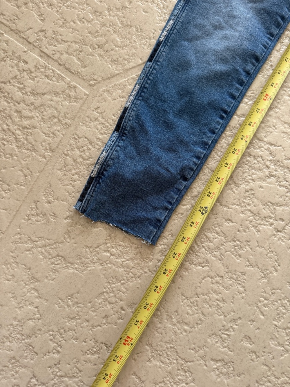 Mavi Adriana Mid-Rise Super Skinny Jeans in Faded Blue 30/32 - Picture 8 of 15